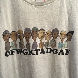 LARGE Shirt 2011/12 OG Odd Future OFWGKTADGAF Cartoon Tyler The Creator RARE